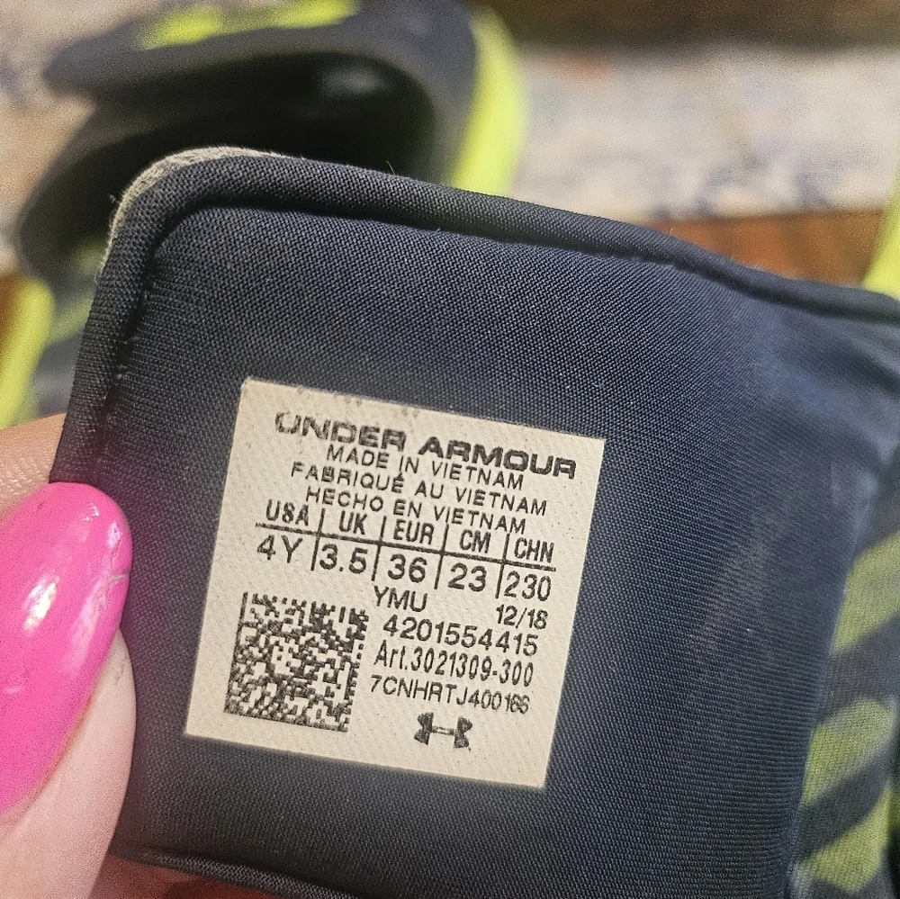 Under Armour Youth 4D Foam Slide Sandals